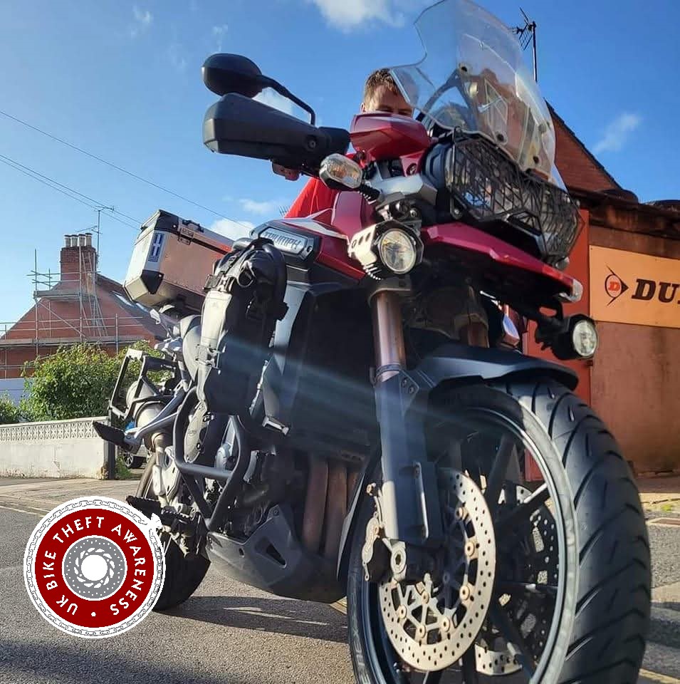 triumph tiger stolen weymouth 07/07/2025