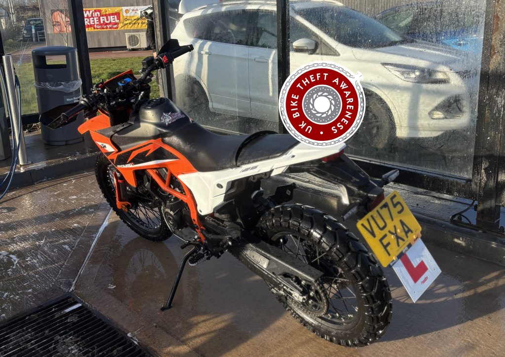 STOLEN KTM ENDURO R - PERSHORE - CRIME REF: 225880426
