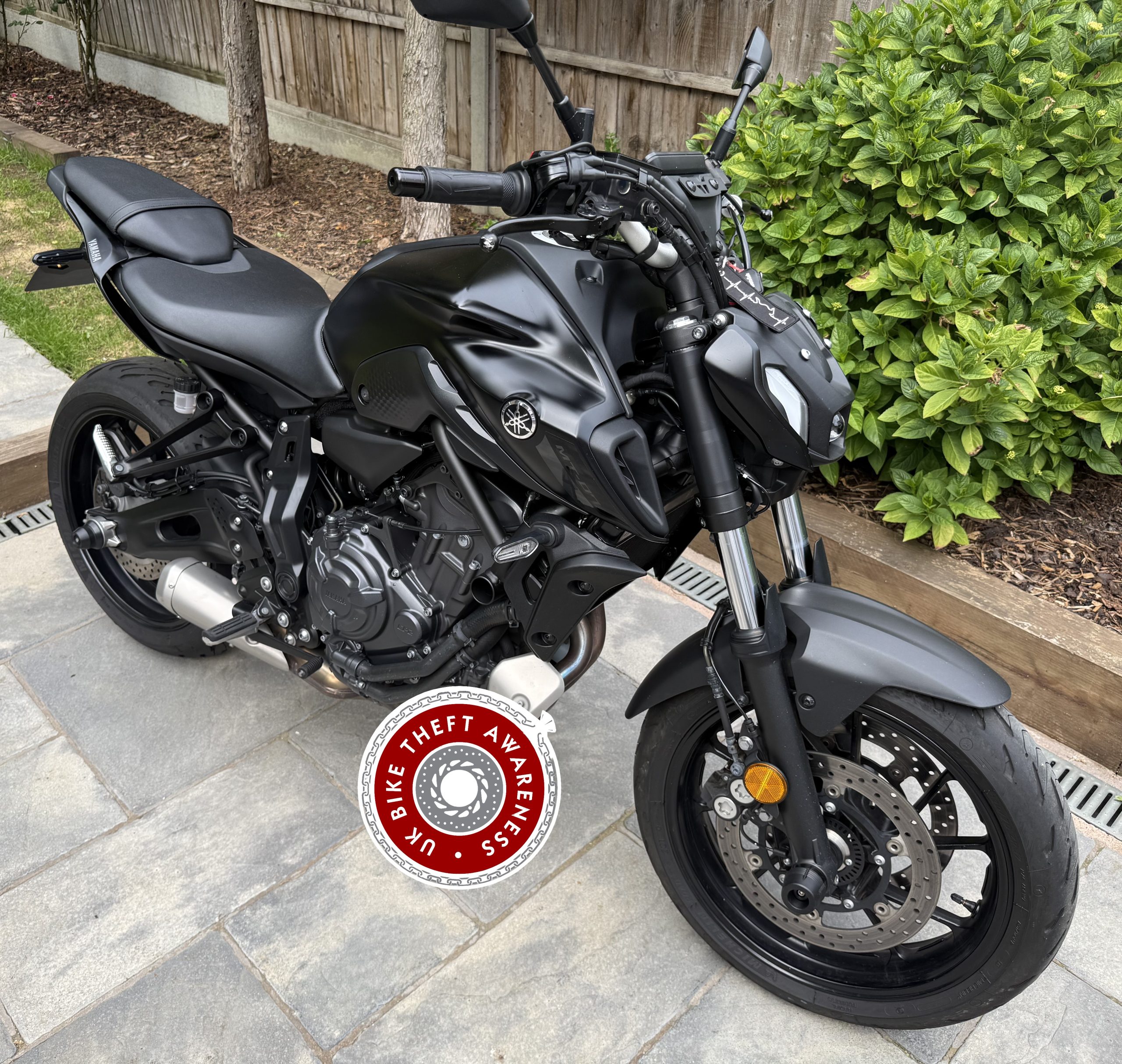 STOLEN – LEICESTERSHIRE – YAMAHA MT07 – MA24 FGE – 16-17/06/26 -VIN:JYARM339000010181 – ENGINE:M419E0086194 – CRIME REF:26000353584