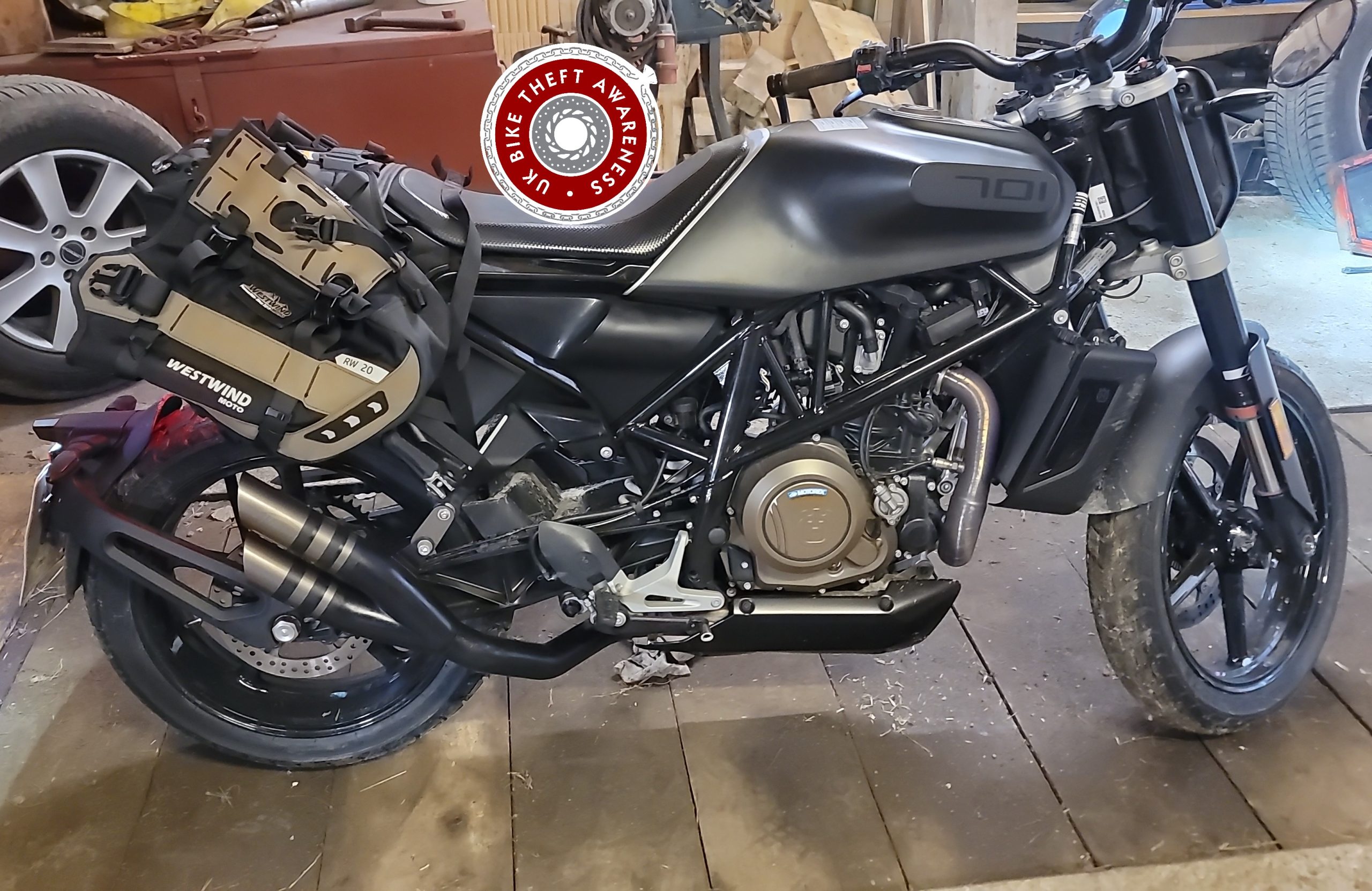 STOLEN HUSQVARNA 701 SVATRPILEN