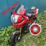 STOLEN DUCATI RECOVERED