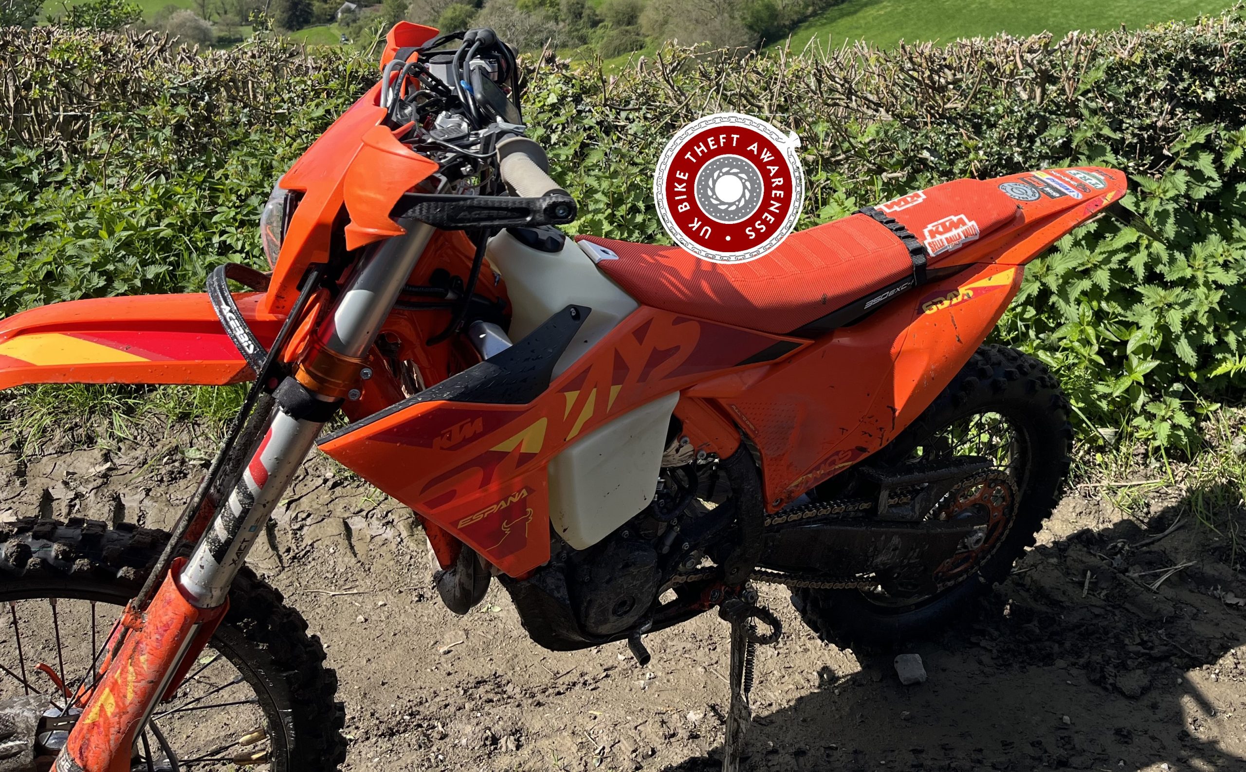 STOLEN KTMEXCF350 STOLEN FROM NEWPORT, SOUTH WALES