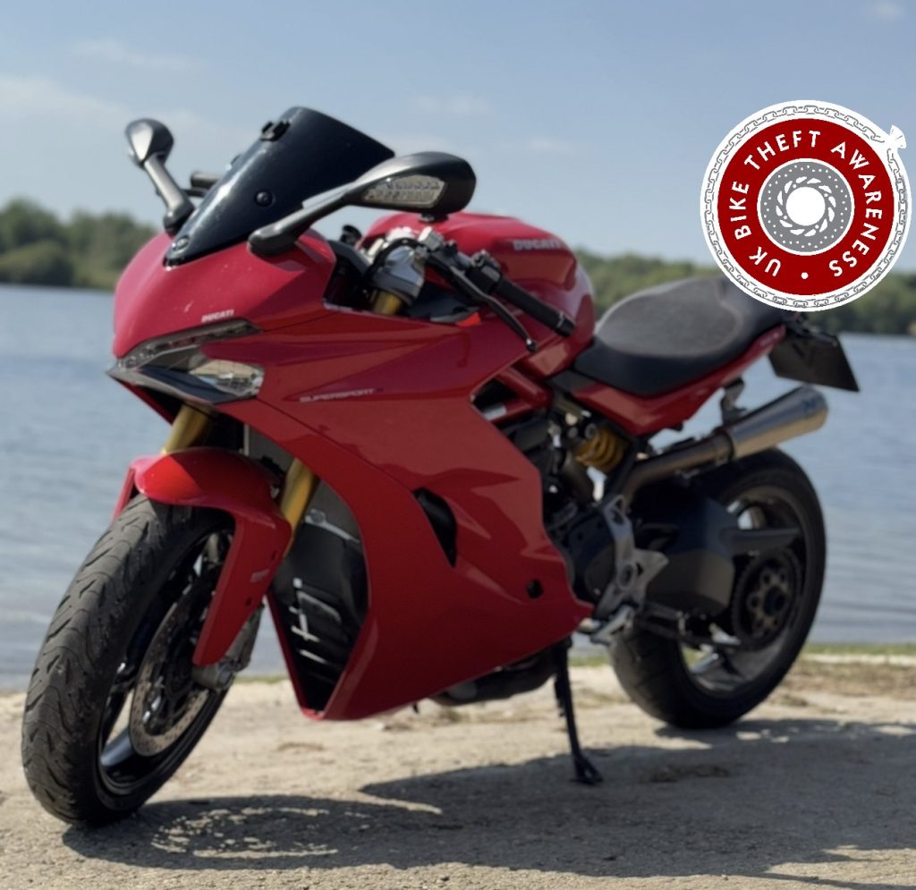 Ducati Supersport S - Stolen from Milton Keynes - GP18 MUC - CRIME REF: 43260375063. VIN: ZDMVA00AHB003133 - ENG:ZDM937W4C003269