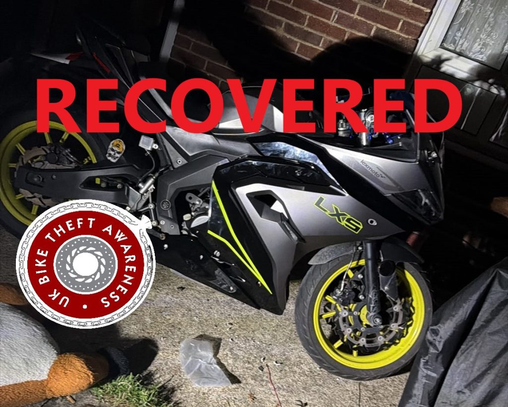 RECOVERED – HARLINGTON, UB3 – 05/07/2026 – LEXMOTO LXS125 – REG: LC22 UKD – VIN:LFGPDJLC2M1A01488 – ENG: 158M12P8M700044 – CRIME REF:01/7777582/26