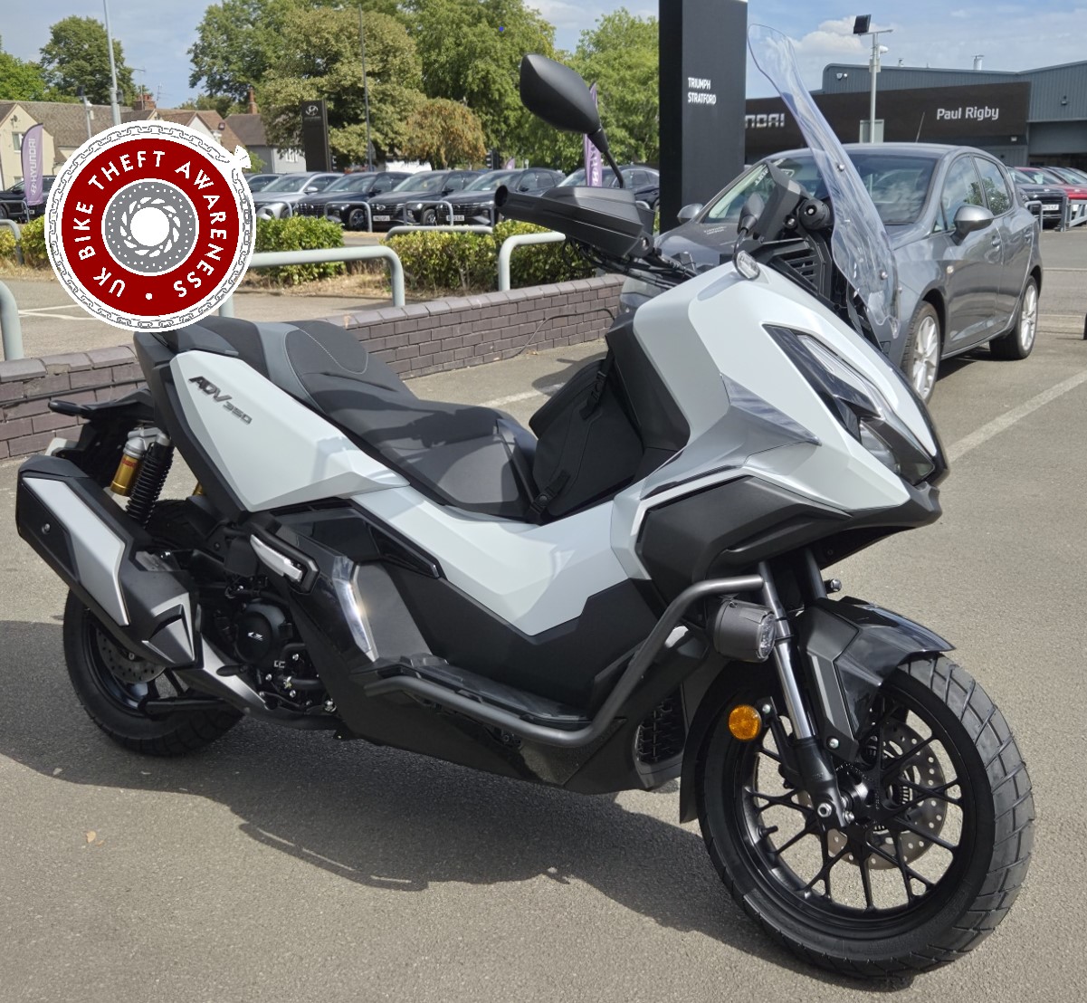 STOLEN WHITE HONDA ADV 350