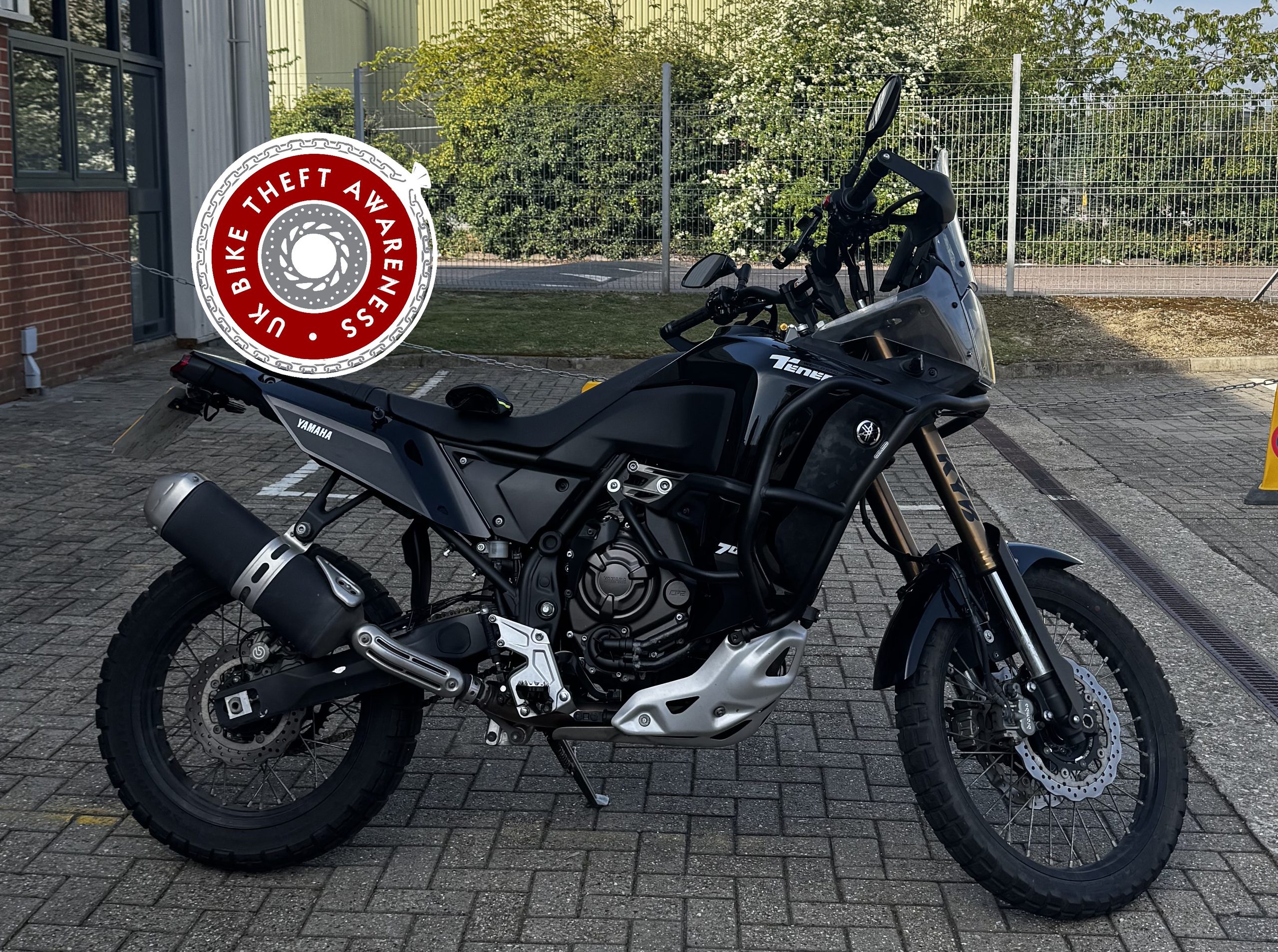 STOLEN – MARDEN, KENT- 13/08/2026 – YAMAHA TENERE WORLD RAID – REG: WF23 GOJ – VIN:VG5DM116000007768 – ENG:M417E0035894 – CRIME REF:46/132873/26