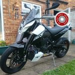 STOLEN – READING – KTM DUKE 690 – REG:EU58 GXL – VIN:VBKLDS4038M716370 – ENGINE:08 756 25979 – CRIME REF:43260544313