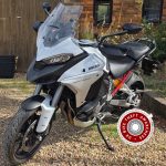 STOLEN – MILTON KEYNES – DUCATI MULTISTRADA V4S – WHITE – REG: OV22 ZTB – VIN:ZDM6A00AANB004053 – CRIME REF:43260530229