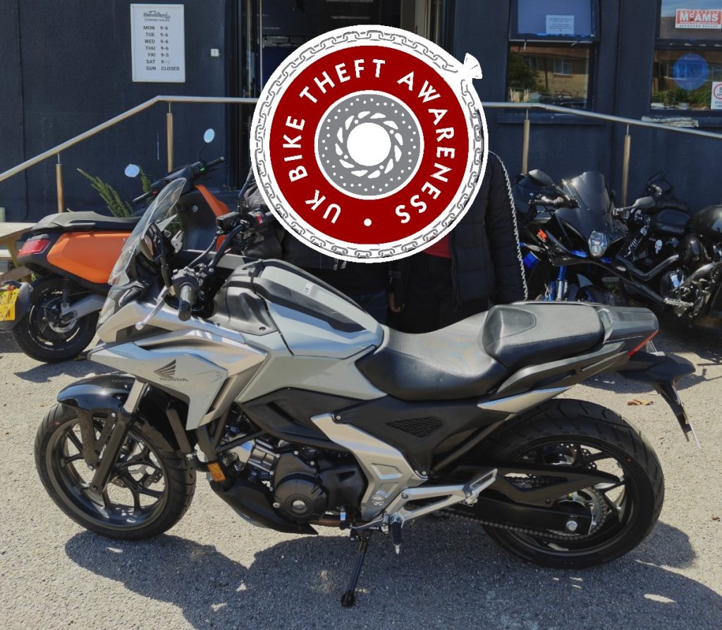 STOLEN - BRIGHTON - 04/10/26 - HONDA NC750X - REG: GM73 FDP - VIN: JH2RH09A6PK104753 - ENGINE_ RH09E5012171 - CRIME